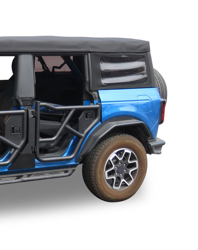 Tubular Rear Doors 21-24 Ford bronco, Rear Only