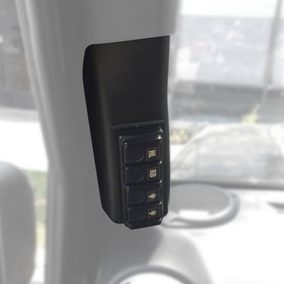 A-Pillar Remote Mount <br>07-17 Jeep Wrangler, 2018 JK