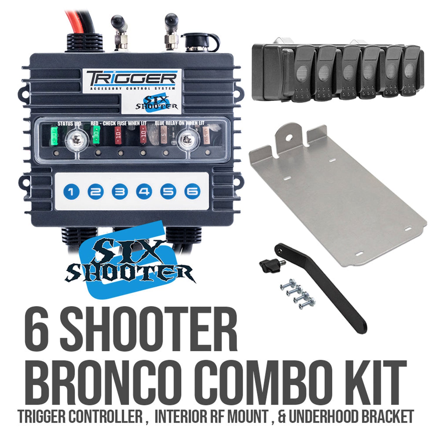 6 SHOOTER Controller Combo Kit <br>21-24 Ford Bronco