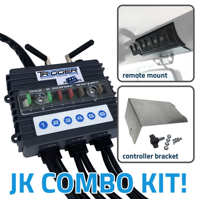 6 SHOOTER Combo Kit <br>07-17 Jeep Wrangler, 2018 JK