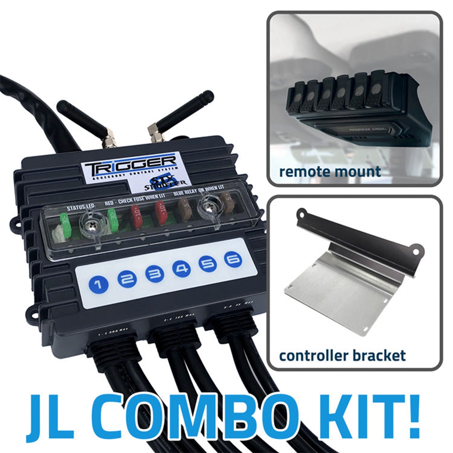 6 SHOOTER Combo Kit <br>18-24 Jeep Wrangler, 20-24 Gladiator