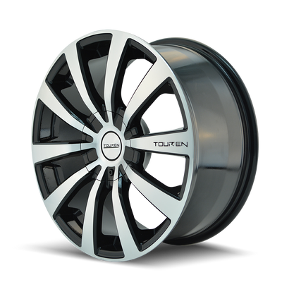 TR3 3130 16x7in Gloss Black Machined Wheel <br> 5x100/114.3 BP / 42 mm offset / 72.62 mm Hub