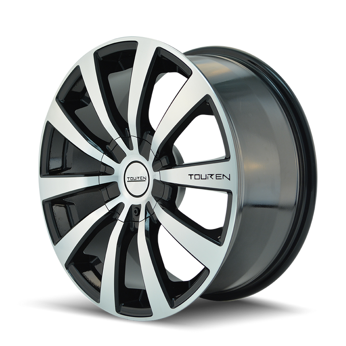 TR3 3130 17x7in Gloss Black Machined Wheel <br> 5x100/114.3 BP / 40 mm offset / 72.62 mm Hub