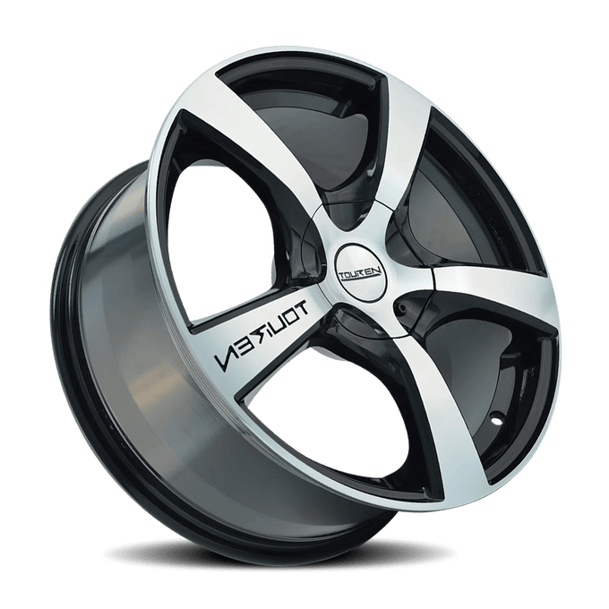 TR90 3190 16x7in Gloss Black Machined Wheel <br> 5x105/108 BP / 42 mm offset / 72.62 mm Hub