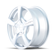 TR9 3190 16x7in Gloss Hyper Silver Wheel <br> 5x127 BP / 42 mm offset / 71.5 mm Hub