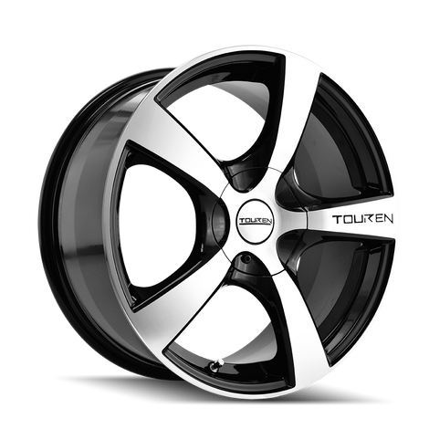 TR9 3190 17x7in Gloss Black Machined Wheel <br> 5x112/120 BP / 42 mm offset / 72.62 mm Hub