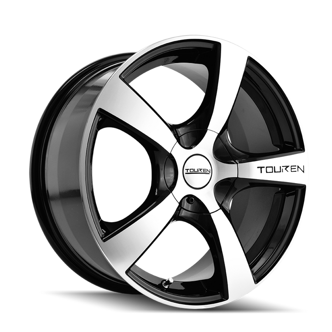 TR9 3190 18x8in Gloss Black Machined Wheel <br> 5x100/114.3 BP / 40 mm offset / 72.62 mm Hub