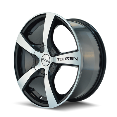TR9 3190 18x8in Gloss Black Machined Wheel <br> 5x100/114.3 BP / 40 mm offset / 72.62 mm Hub