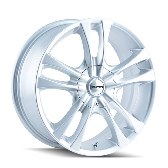 TR22 3222 15x7in Gloss Hyper Silver Wheel <br> 5x100/114.3 BP / 40 mm offset / 72.62 mm Hub