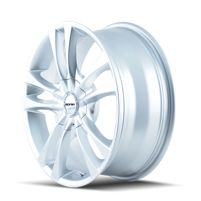 TR22 3222 15x7in Gloss Hyper Silver Wheel <br> 5x100/114.3 BP / 40 mm offset / 72.62 mm Hub