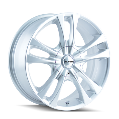 TR22 3222 16x7in Gloss Hyper Silver Wheel <br> 5x110/115 BP / 40 mm offset / 72.62 mm Hub