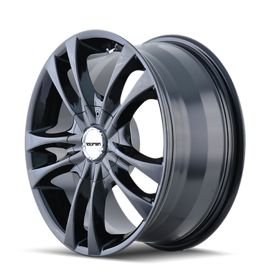 TR22 3222 17x7in Gloss Black Wheel <br> 5x100/114.3 BP / 40 mm offset / 72.62 mm Hub