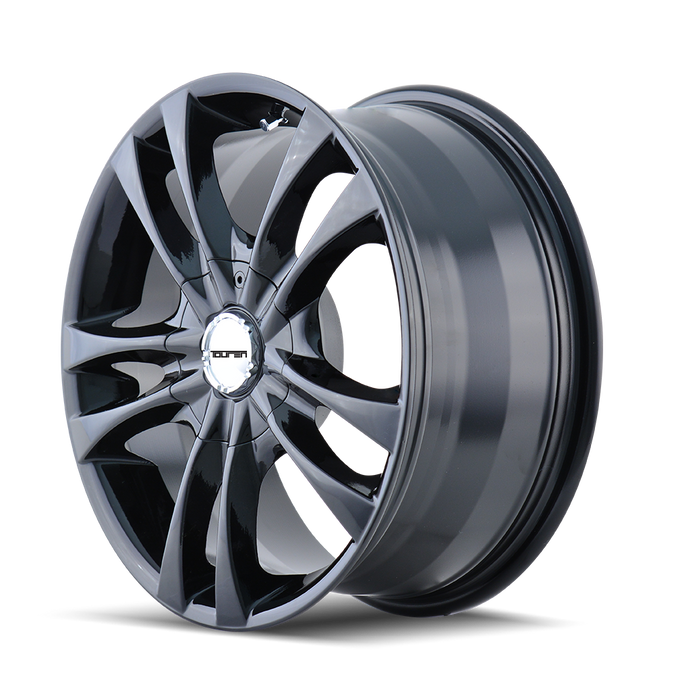 TR22 3222 17x7in Gloss Black Wheel <br> 5x100/114.3 BP / 40 mm offset / 72.62 mm Hub