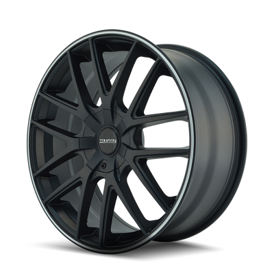TR60 3260 20x8.5in Matte Black Machined Wheel <br> 5x114.3/120 BP / 20 mm offset / 74.1 mm Hub