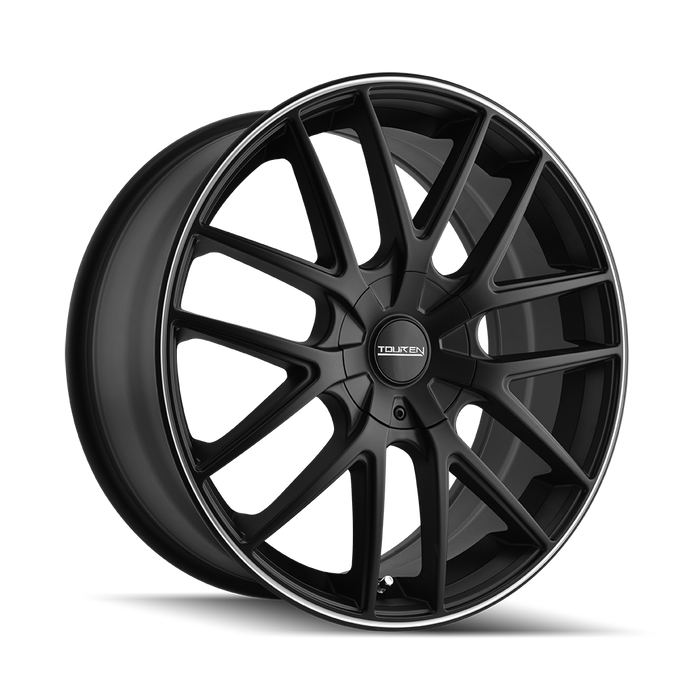 TR60 3260 16x7in Matte Black Machined Wheel <br> 5x112/120 BP / 42 mm offset / 72.62 mm Hub