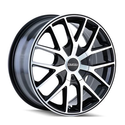 TR60 3260 17x7.5in Gloss Black Machined Wheel <br> 5x112/120 BP / 42 mm offset / 72.62 mm Hub