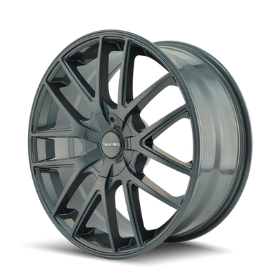TR60 3260 17x7.5in Matte Gunmetal Wheel <br> 5x110/115 BP / 42 mm offset / 72.62 mm Hub