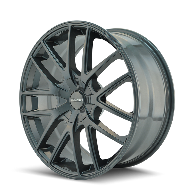 TR60 3260 17x7.5in Matte Gunmetal Wheel <br> 5x110/115 BP / 42 mm offset / 72.62 mm Hub