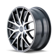 TR60 3260 17x7.5in Gloss Black Machined Wheel <br> 5x108/114.3 BP / 42 mm offset / 72.62 mm Hub