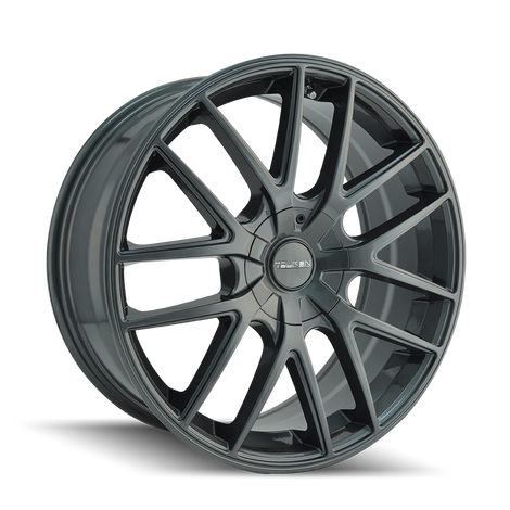 TR60 3260 18x8in Matte Gunmetal Wheel <br> 5x100/114.3 BP / 40 mm offset / 72.62 mm Hub