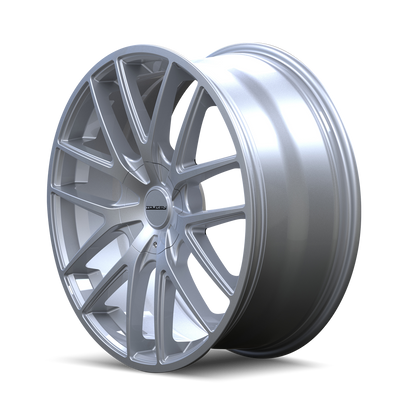 TR60 3260 18x8in Gloss Hyper Silver Wheel <br> 5x112/120 BP / 40 mm offset / 74.1 mm Hub