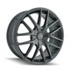 TR60 3260 18x8in Matte Gunmetal Wheel <br> 5x127 BP / 40 mm offset / 71.5 mm Hub