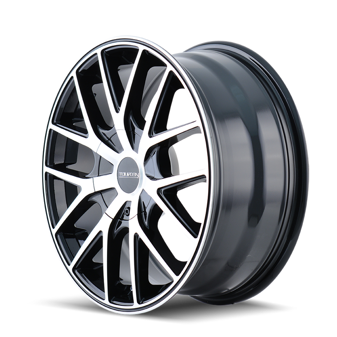 TR60 3260 19x8.5in Gloss Black Machined Wheel <br> 5x108/114.3 BP / 40 mm offset / 74.1 mm Hub