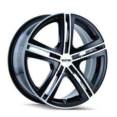 TR62 3262 17x7in Gloss Black Machined Wheel <br> 4x100/114.3 BP / 40 mm offset / 67.1 mm Hub