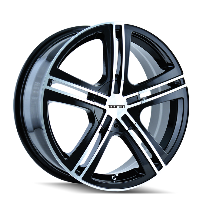 TR62 3262 17x7in Gloss Black Machined Wheel <br> 4x100/114.3 BP / 40 mm offset / 67.1 mm Hub