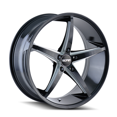 TR70 3270 17x7.5in Gloss Black Milled Wheel <br> 5x120 BP / 40 mm offset / 74.1 mm Hub