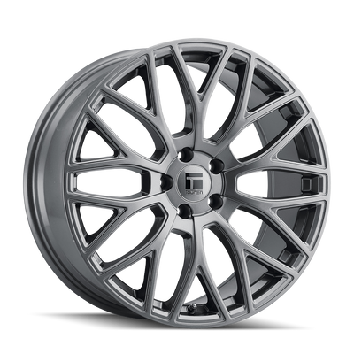 TR76 3276 17x8in Gloss Graphite Wheel <br> 5x112 BP / 35 mm offset / 66.56 mm Hub