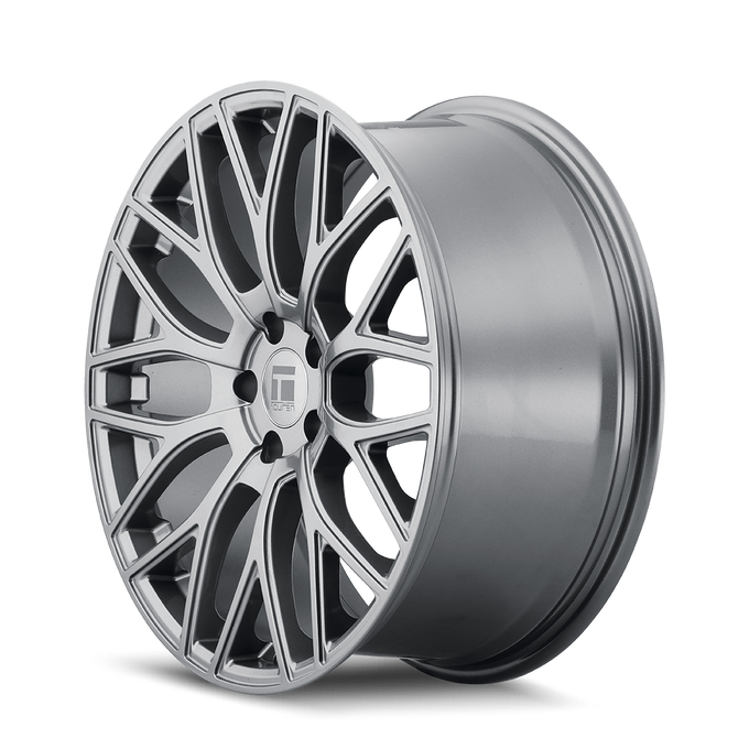 TR76 3276 17x8in Gloss Graphite Wheel <br> 5x112 BP / 35 mm offset / 66.56 mm Hub