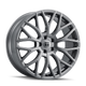 TR76 3276 17x8in Gloss Graphite Wheel <br> 5x114.3 BP / 35 mm offset / 72.6 mm Hub