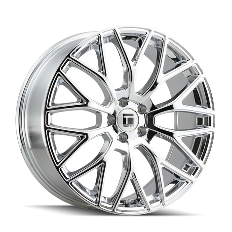 TR76 3276 18x8in Chrome Wheel <br> 5x108 BP / 35 mm offset / 63.5 mm Hub