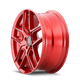 TR79 3279 18x8in Gloss Crimson Candy Red Wheel <br> 5x114.3 BP / 35 mm offset / 72.6 mm Hub