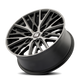 20x9in Matte Black Brushed With Dark Wheel <br> 6x120 BP / 30 mm offset / 66.9 mm Hub