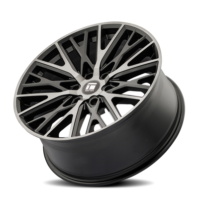 20x9in Matte Black Brushed With Dark Wheel <br> 6x120 BP / 30 mm offset / 66.9 mm Hub