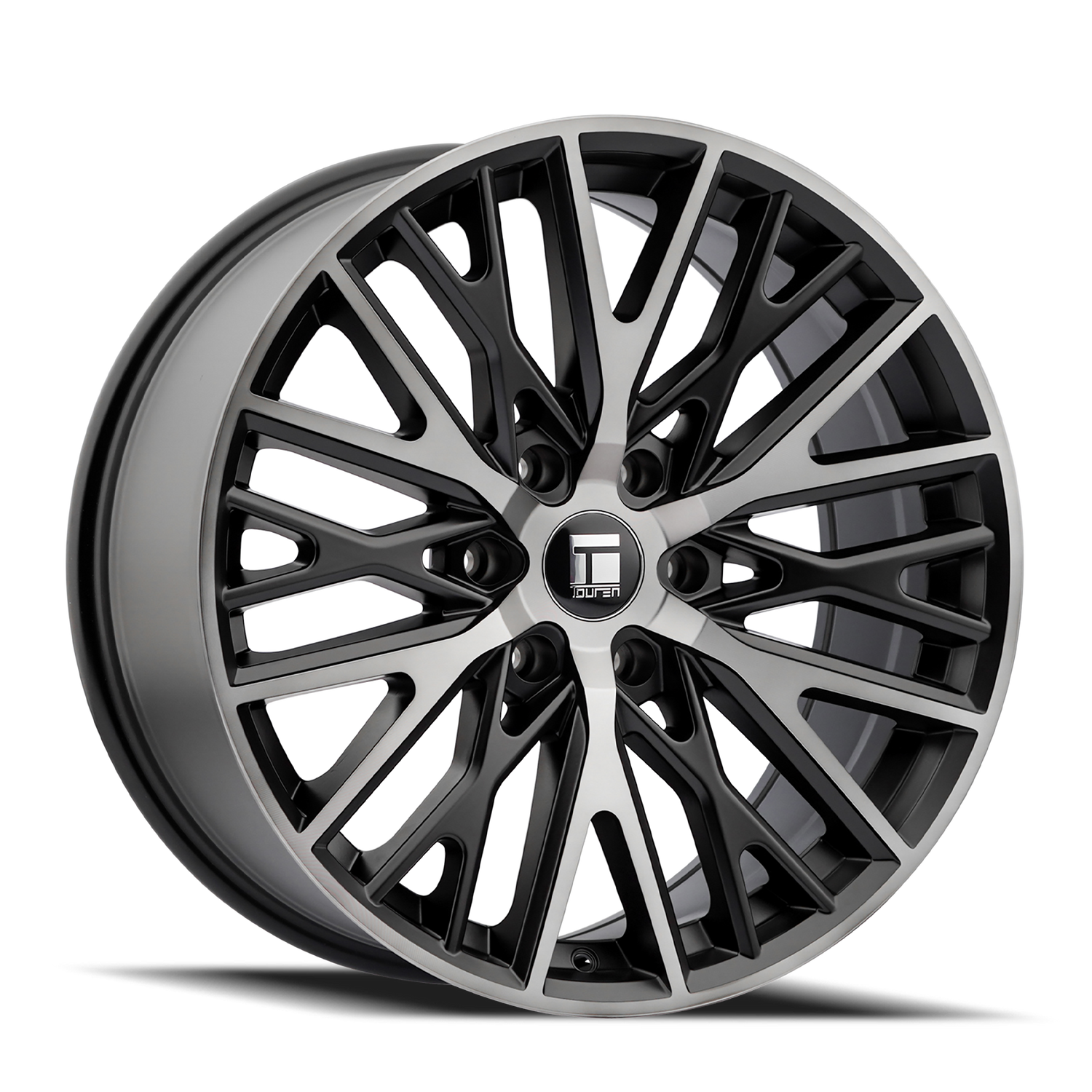 20x9in Matte Black Brushed With Dark Wheel <br> 6x135 BP / 18 mm offset / 87.1 mm Hub