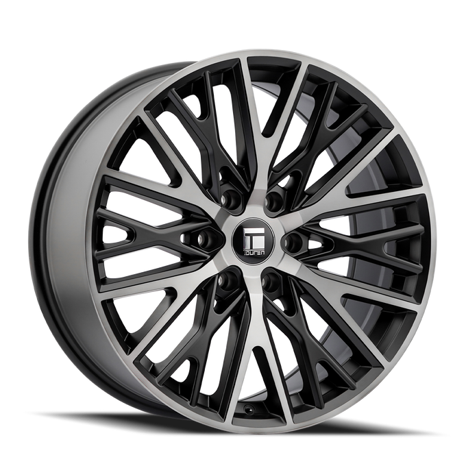 20x9in Matte Black Brushed With Dark Wheel <br> 6x135 BP / 18 mm offset / 87.1 mm Hub