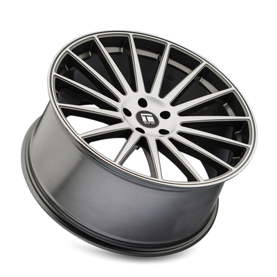 20x10.5in Gloss Graphite Machined Wheel <br> 5x114.3 BP / 35 mm offset / 72.6 mm Hub