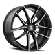 20x9in Gloss Graphite Brushed With Dark Wheel <br> 5x114.3 BP / 35 mm offset / 73.1 mm Hub