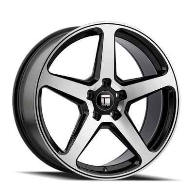TF96 3296 20x9in Gloss Black Machined Wheel <br> 5x120 BP / 35 mm offset / 72.56 mm Hub
