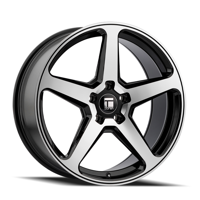 TF96 3296 20x9in Gloss Black Machined Wheel <br> 5x120 BP / 35 mm offset / 72.56 mm Hub