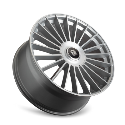 TR10 3610 22x9in Satin Silver Machined Wheel <br> 6x135/139.7 BP / 20 mm offset / 87.1 mm Hub