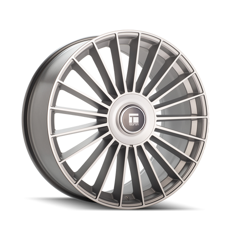 TR10 3610 24x10in Satin Silver Machined Wheel <br> 6x135/139.7 BP / 25 mm offset / 87.1 mm Hub