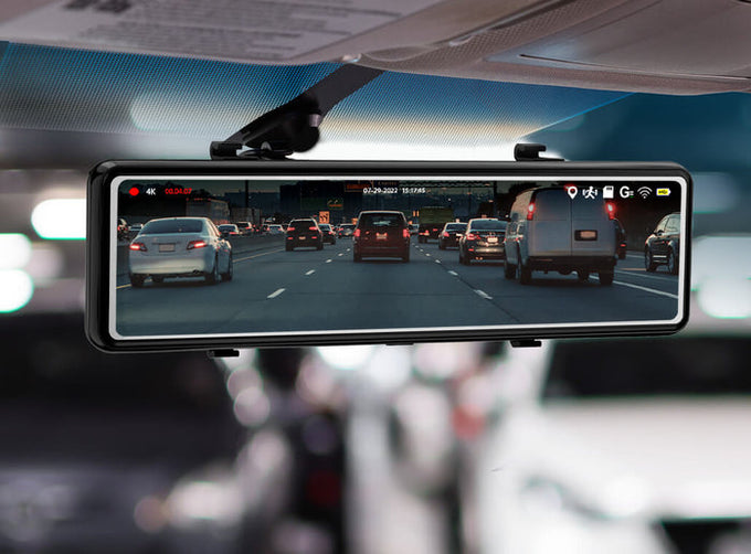 Y400 4K UHD Dashcam & Rearview Mirror 2-in-1
