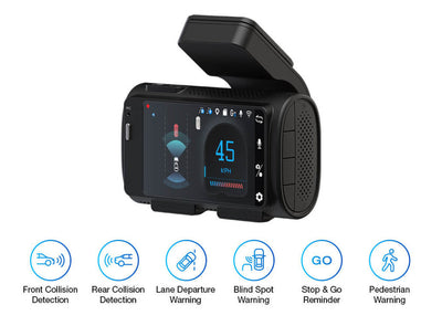 AI Dash Cam 4K + 1080p