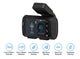 AI Dash Cam 4K + 1080p