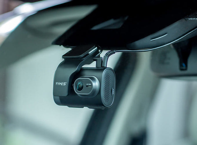 AI Dash Cam 4K + 1080p