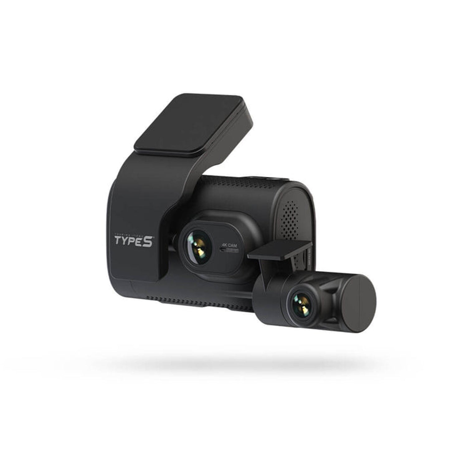 AI Dash Cam 4K + 1080p